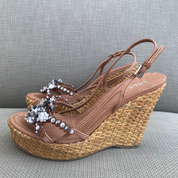 Prada Wedge Sandals - Picture 3 of 6